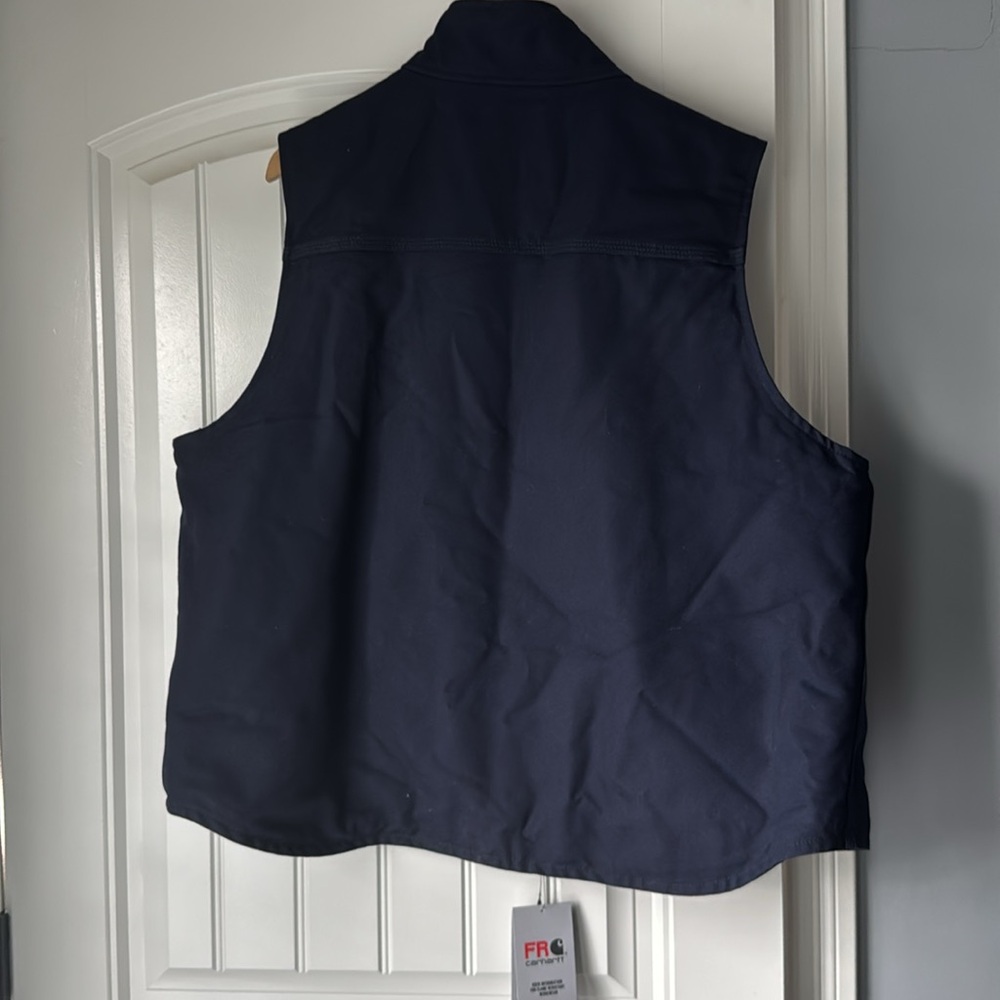 Carhartt Dark Blue Work Vest - Picture 8 of 9